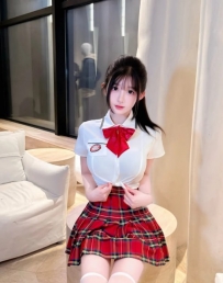 【小涵】160cm 45kg C杯 19歲  純真可愛的JK女友 眼神清澈純淨   #敢玩  #熱情